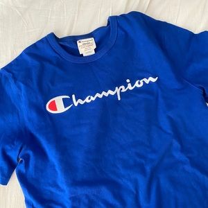 Blue champion men’s shirt